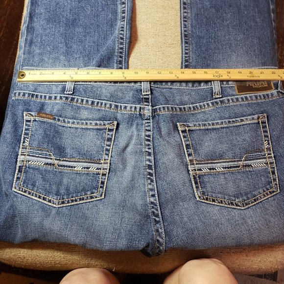 Ariat Men's Big & Tall M5 Straight Leg Jeans, Jasper, 44 X 30 Hard To Find - Picture 3 of 10